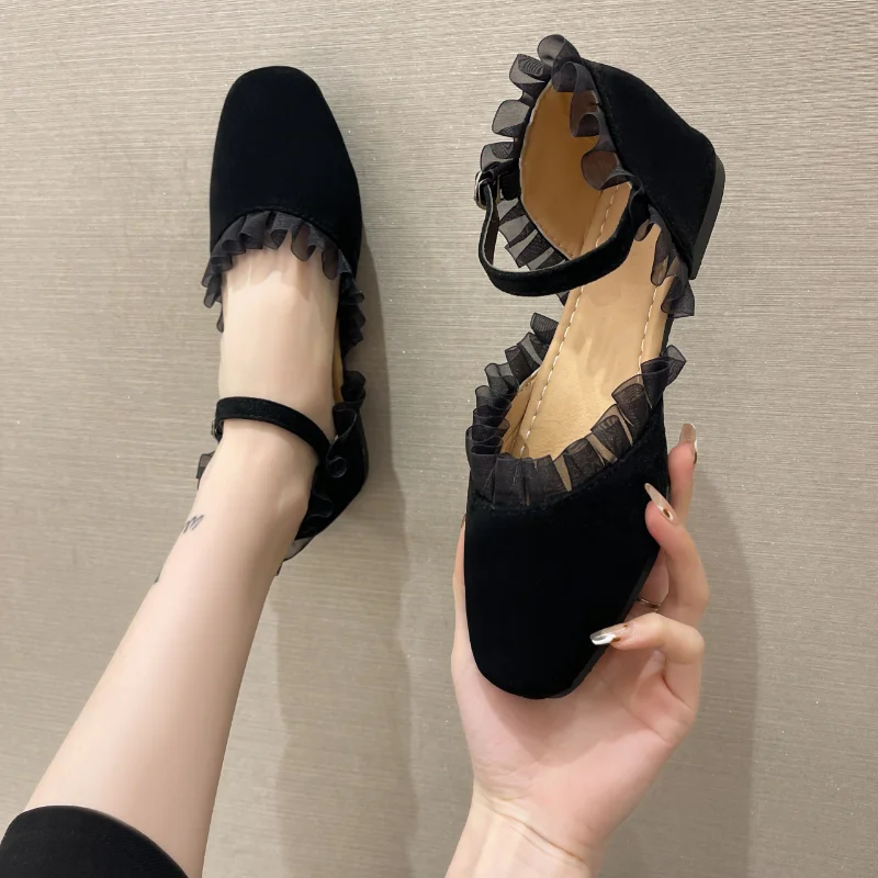 

2022 Retro New Women Flat Shoes Slip on Casual Women Shoes Fashion Breathable Mesh Shoes Comfort Shoes for Women