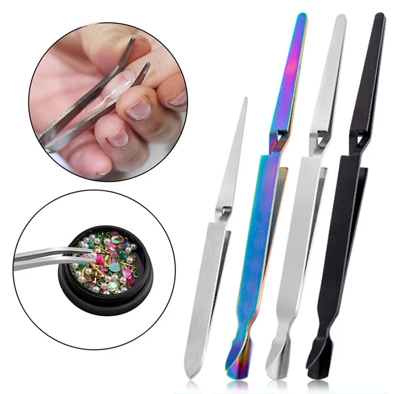 

Nail Shaping Tweezers C Curve Nail Tips Extension Shaping Tweezers Stainless Steel Nail Art Sculpture Clip Tools Accessories