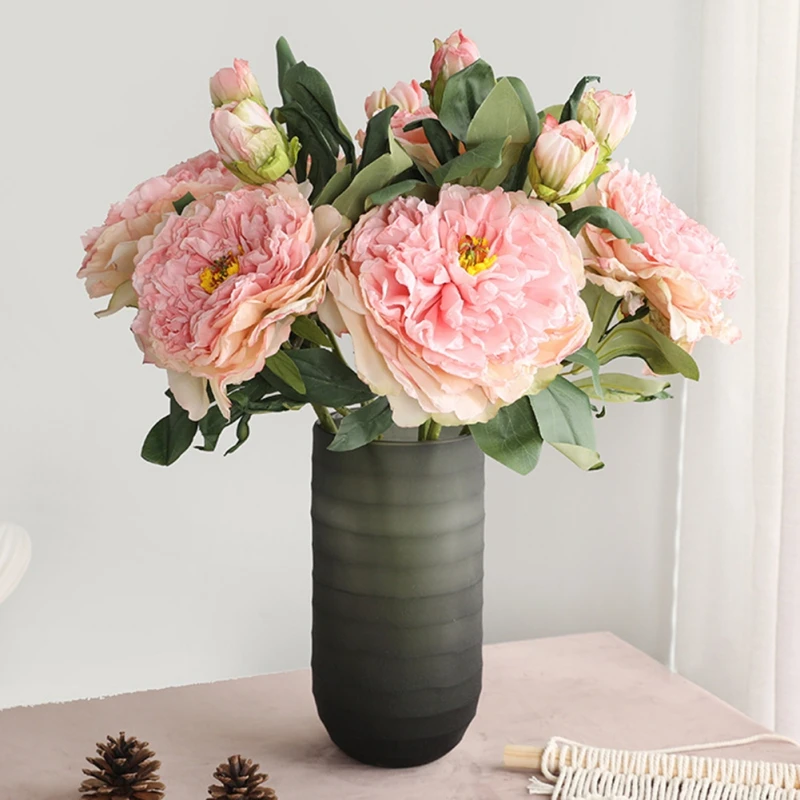 Искусственные цветы Реалистичная мягкая шелковая Роза на ощупь