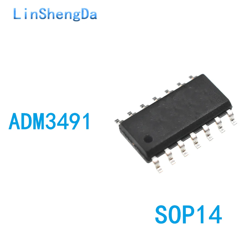 

10 шт. ADM3491 ADM3491AR ADM3491ARZ SMD SOP14 трансивер