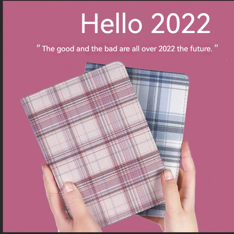

Square Hand Book College Wind Cloth Notebook Grid Book Square Book Notebook Student 2022 Girl Student Learning Gift