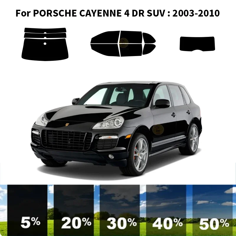 

Нанокерамическая Автомобильная УФ-пленка Precut для окон автомобильная пленка для окон PORSCHE CAYENNE 4 DR SUV 2003-2010