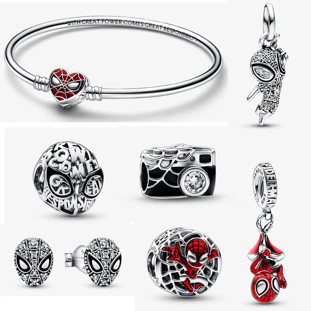 

Бусина-Шарм из серебра 925 пробы для браслета