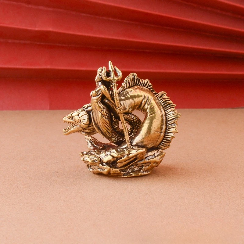 Ретро медные статуэтки королевы Медузы