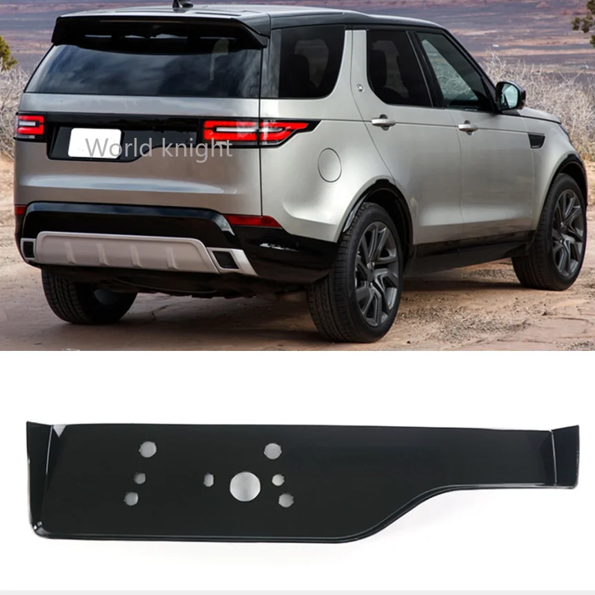 

Автомобильный задний багажник, номерной знак для Land Rover Discovery 5 LR5 2017-2020, черный подъемник крышки багажника, номерной знак, рамка держателя пан...