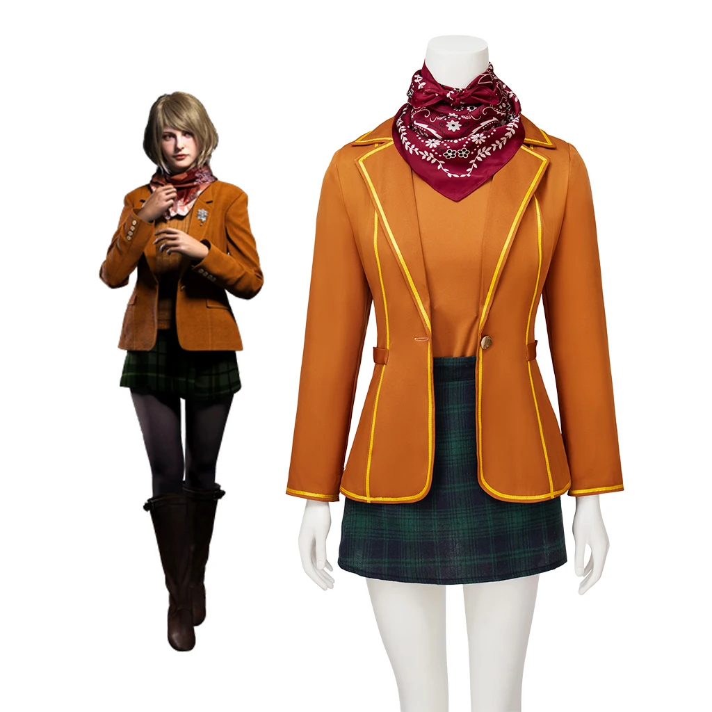 Костюм для косплея Эшли Грэхэма зло 4 костюм ролевых игр Женский Хэллоуина