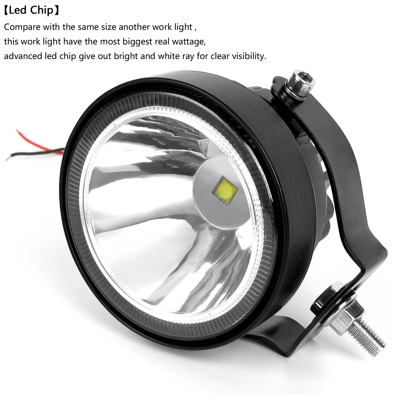 4-дюймовые фары противотуманные круглые светодиодные фонари для внедорожников