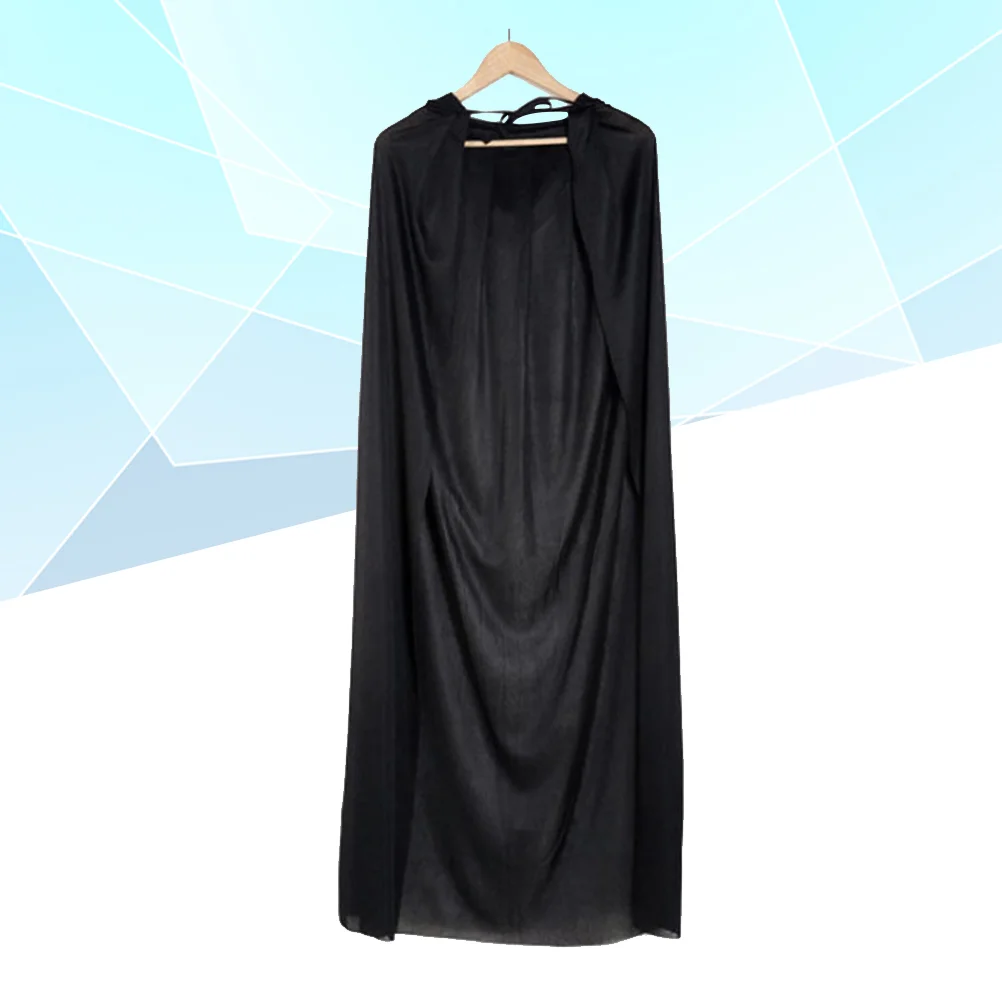 

Cloak Hooded Cloak Black Cape Masquerade Party Costume Accessory