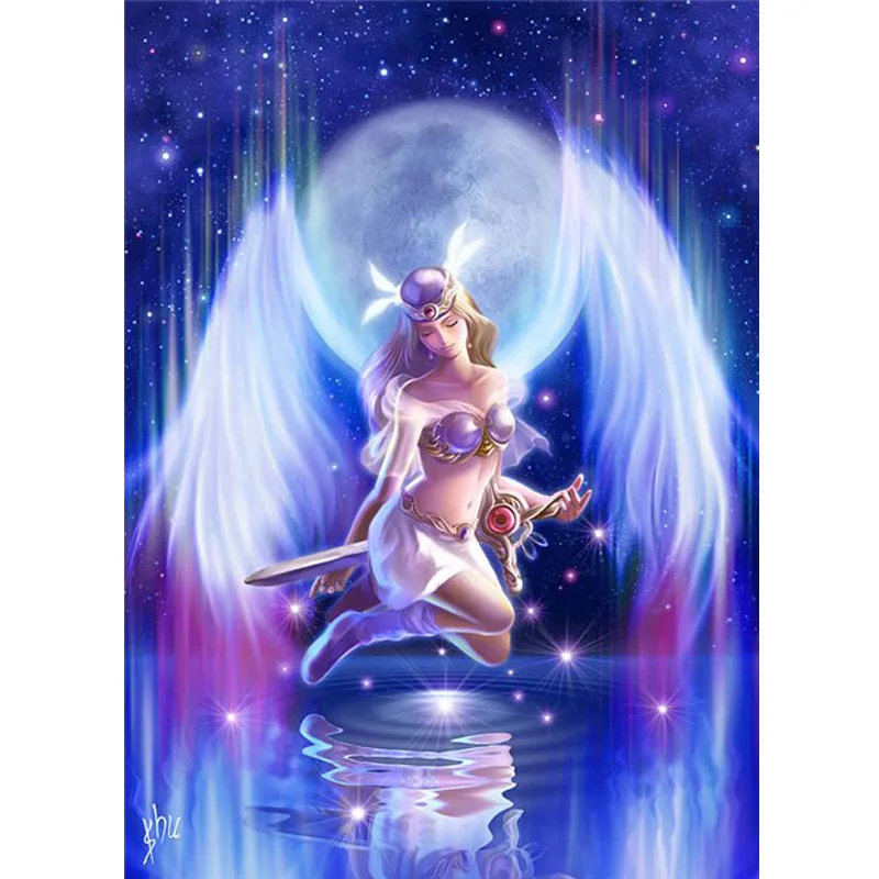 Fantasy Angel Diamond Painting 5D DIY Rhinestone Pictures Full Square Diamond Embroidery Sale Home Decoration