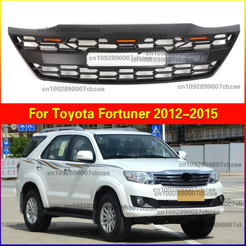 

Заводская поставка, обновленная передняя решетка, автозапчасти, решетка бампера, стиль TRD, подходит для Toyota Fortuner 2012-2015
