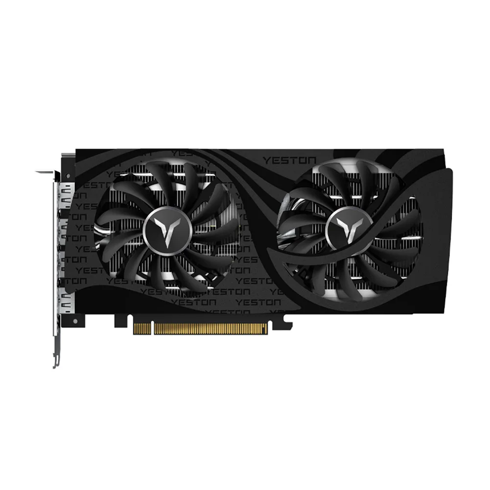 

Yeston RTX3060TI-8G D6 GA 8GB GDDR6 Graphic Card with Dual Cooler Fan Desktop 256bit HDMI-compatible DP Video Cards