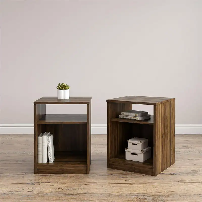 

of 2) Classic Open Nightstand, Walnut