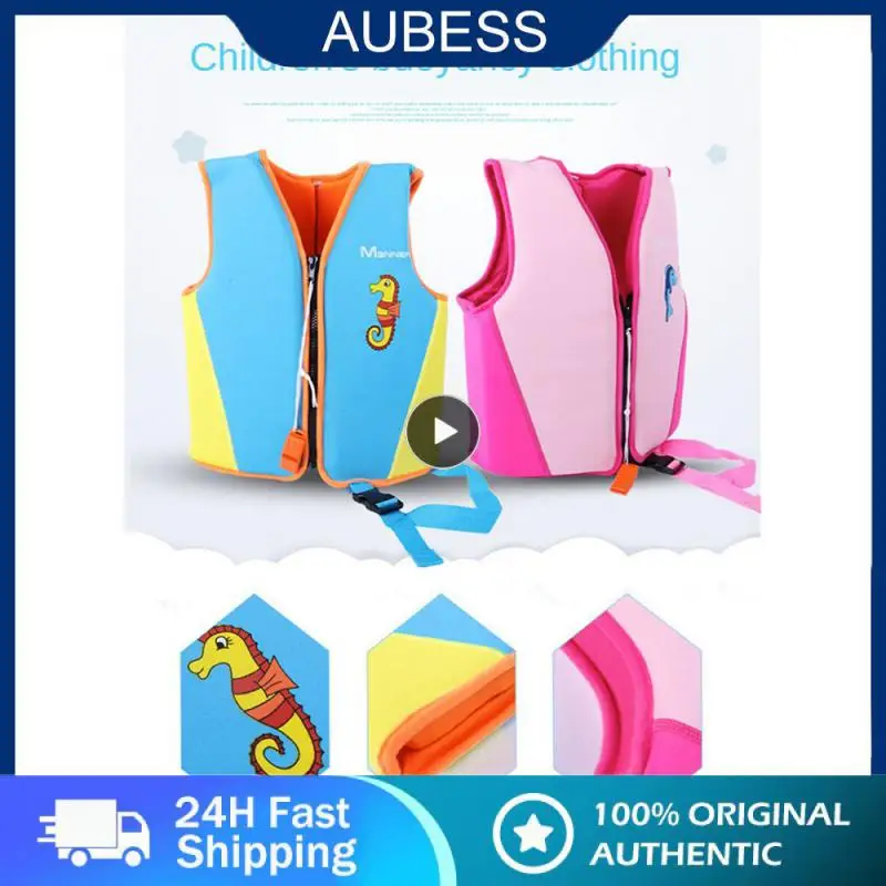 

Comfortable Lifejacket For Children Pink Children's Life Vest Reliable Swimming Durable Summer Floating Swimming Life Vest Safe