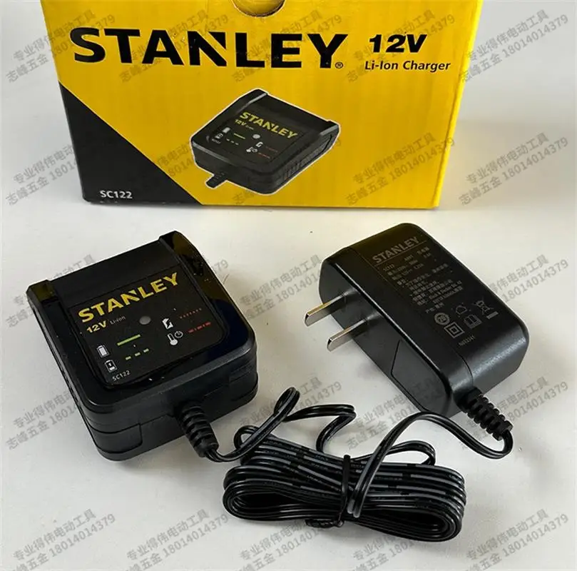 Зарядное устройство для литиевой батареи 10,8/12 В SC122 для STANLEY SCD121S2K, аксессуары для электроинструментов для литиевой дрели