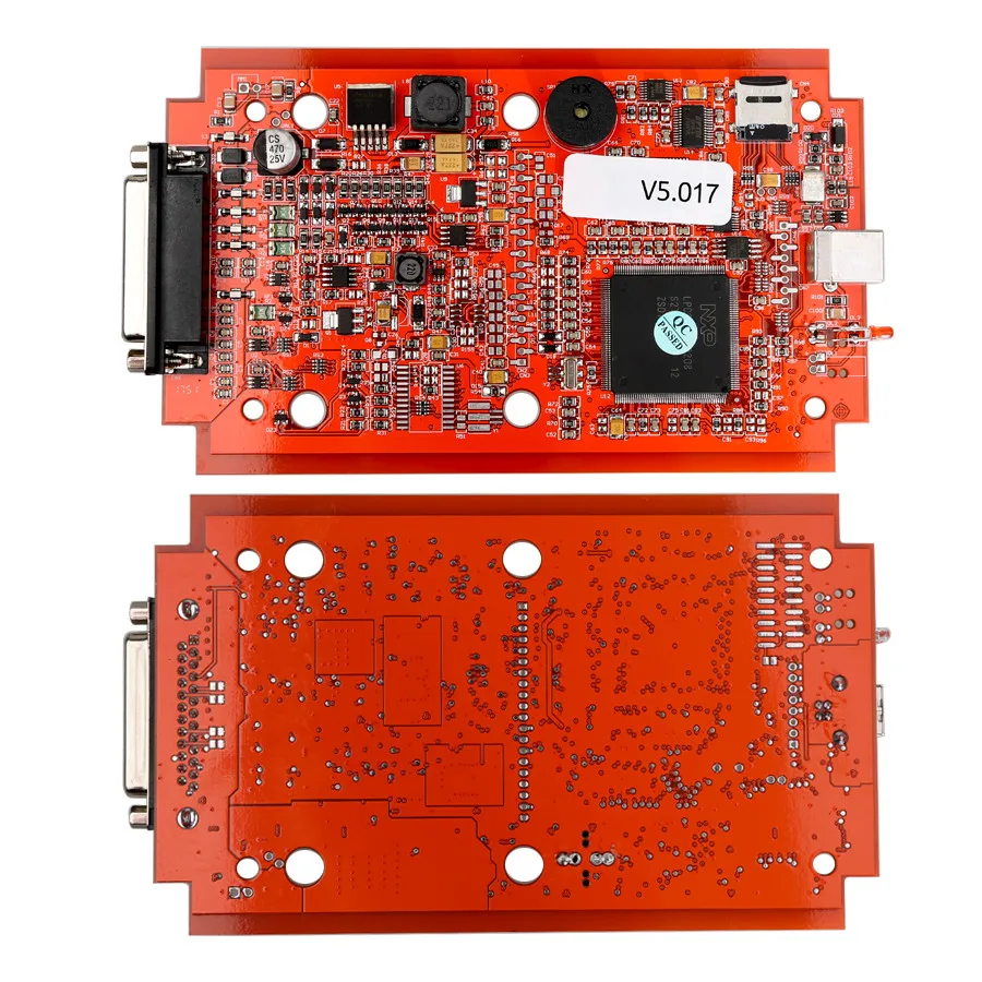 Автомобильный сканер KESS Online красный программатор V2.80 V5.017 V2 KTAG 4 светодиода V7.020 V2.25