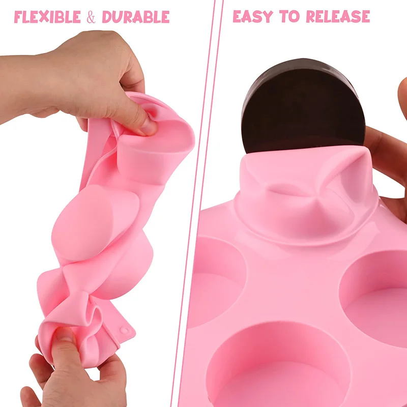 3 силиконовые кексы обычные без силикона идеально подходят для изготовления