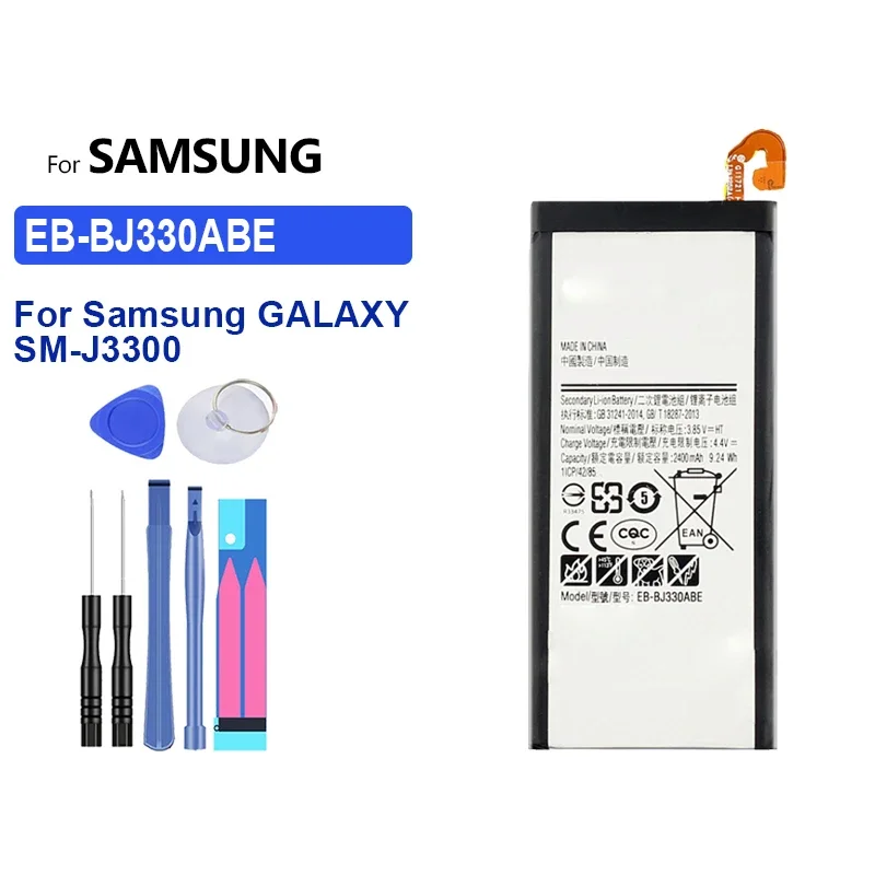 Аккумулятор 2400 мАч EB-BJ330ABE для Samsung GALAXY J3 2017 SM-J330 J3300 SM-J3300 SM-J330F/DS SM-J330FN SM-J330G SM-J330L
