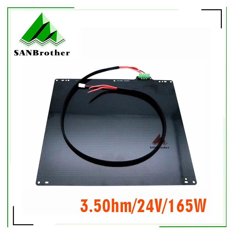 

3D Printer UM2 UM2+ Extended + UM2+ Print Table Heated Bed Parts 24V 3.5Ohm Aluminum Alloy UM2 Heated Bed Plate