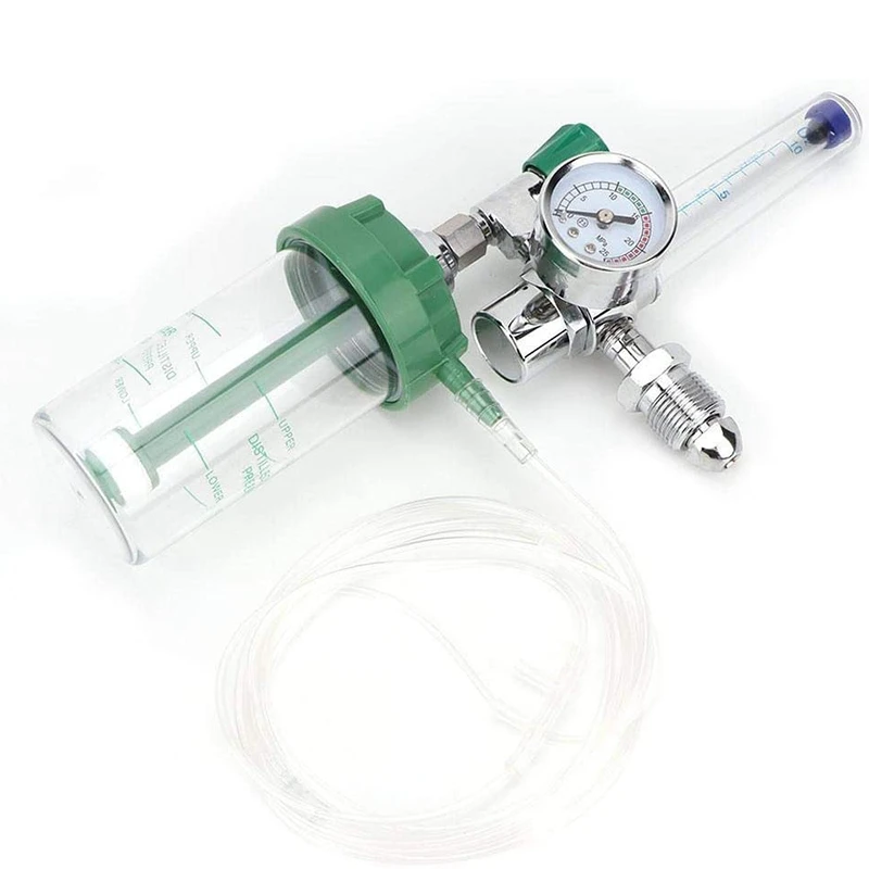 

BEAU-WX-YQ01 Regulator CGA540 Buoy Inhaler With G5/8-14 Outlet Thread And Tube, 2 Pack