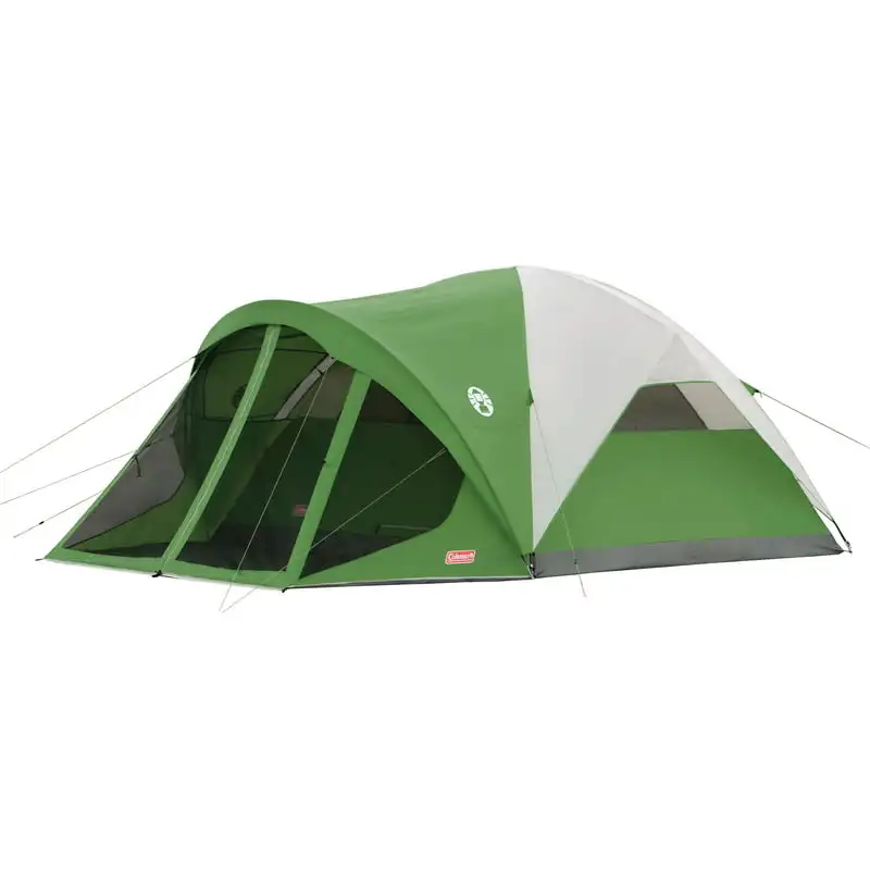 

6-Person Dome Tent with Screen Room, 2 Rooms, Green
