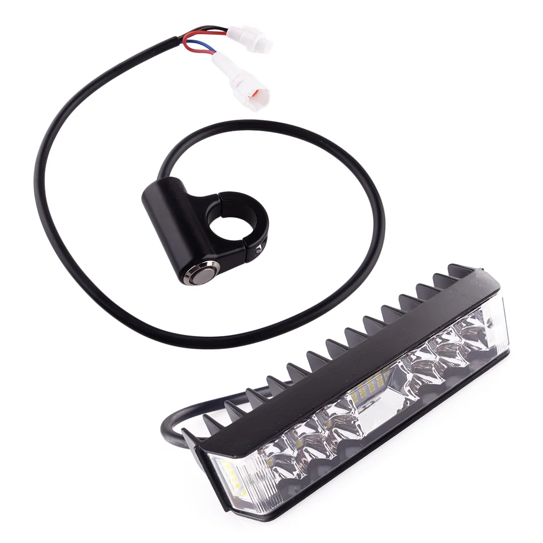 Передняя Задняя фара для мотоцикла 10 ~ 30 в, аналогичная фара, переключатель 6000K IP67 48 Вт, подходит для Talaria Sting E-bike