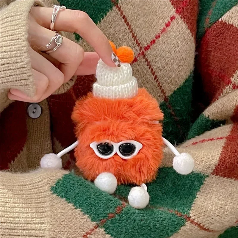 Плюшевый чехол для солнцезащитных очков Monster AirPods 4 Airpod 1 2 3 Pro Pro2 Bluetooth-наушники