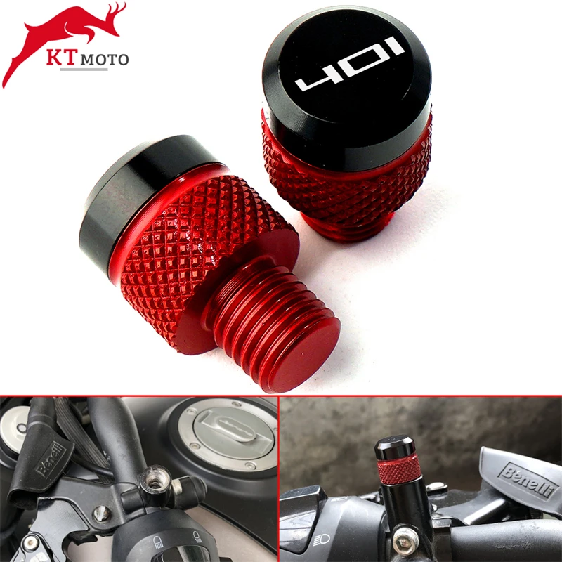 Винт Mototcycle с зеркальным отверстием M10 * 1 25 по часовой стрелке для Husqvarna Svartpilen 401