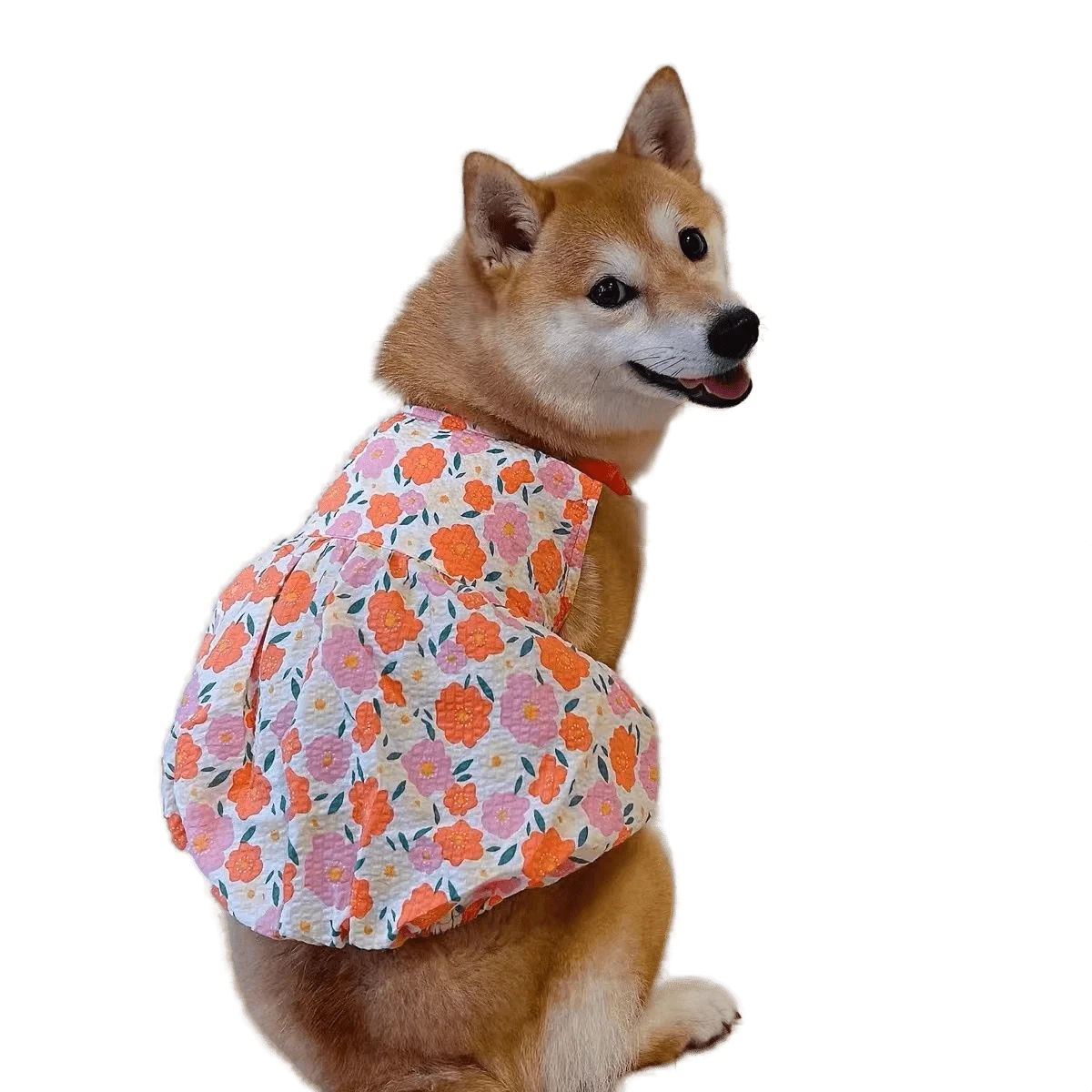 

Schnauzer Bomei Bichon Puppy Outfits Flowers Summer Dress Breathable Skirt Dog Clothes Sling Skirt Dress Shiba Inu Clothes