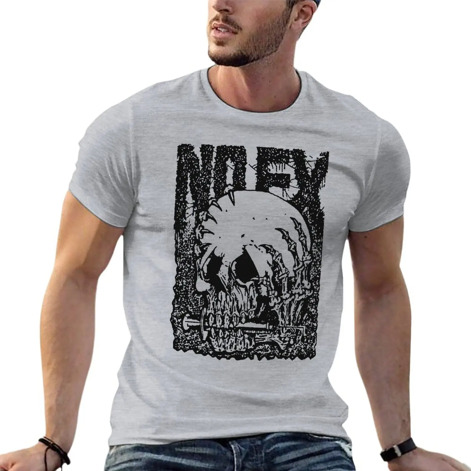 

Nofx Maximum Rock N Roll Oversized T-Shirts Custom Mens Clothing Short Sleeve Streetwear Large Size Top Tee