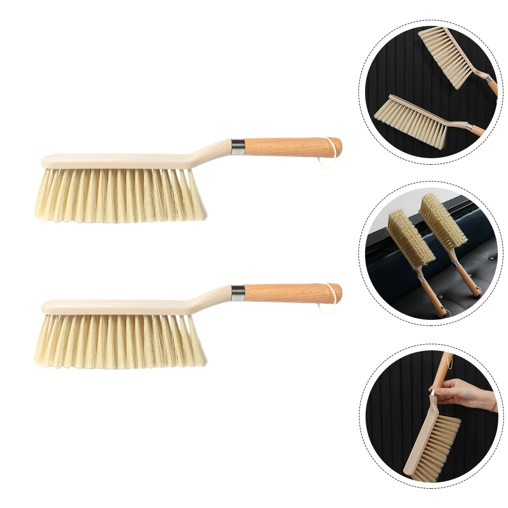 

2pcs Dust-removing Brush Home Sweeping Brush Multifunctional Cleaning Brush