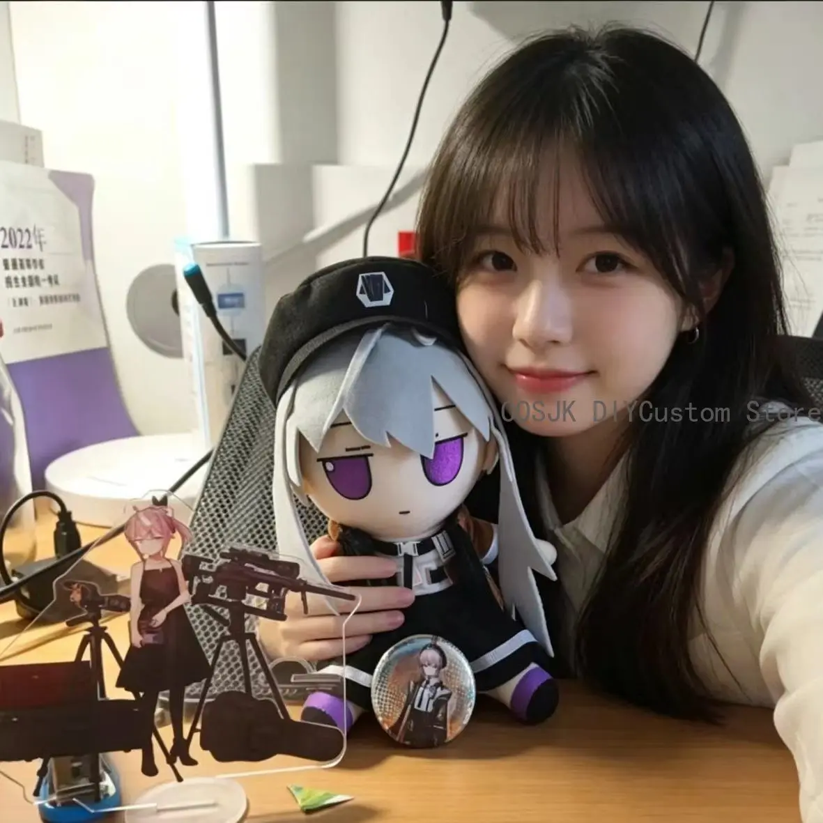 Милая плюшевая игрушка-подушка Cheyannee M200 Fumo из игры GIRLS' FRONTLINE 2:EXILIUM, с одеждой и нарядами, в подарочной упаковке (art.: 3920db513e8cd) - 3920db513e8cd