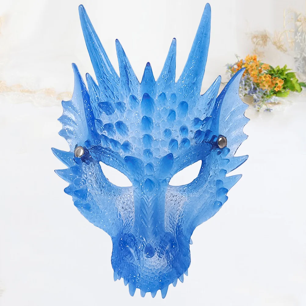 

Silicone Masquerade for Dress Costume Accessoryies ( Blue )