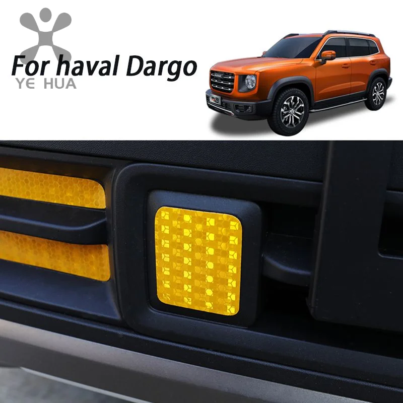 

Safety Reflective Warning Strip Tape Car Bumper Strips Secure Reflector Stickers Decals Car Styling For haval Dargo Accessories