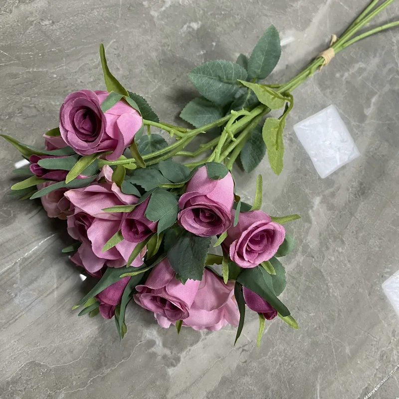 

15 цветов розы искусственные цветы цветочное украшение для свадебной комнаты