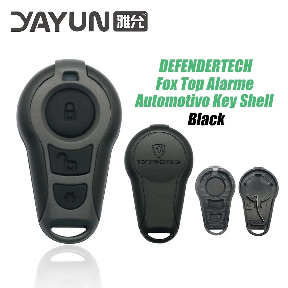 YAYUN DEFENDERTECH Fox Top Alarme Automotivo Shell черный/белый/серый охранный 3-кнопочный контроль для