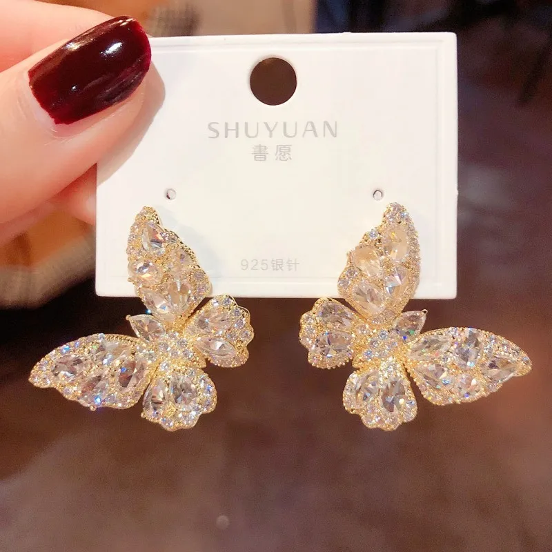 Корейские новые дизайнерские модные ювелирные изделия 14 к позолоченные крупные