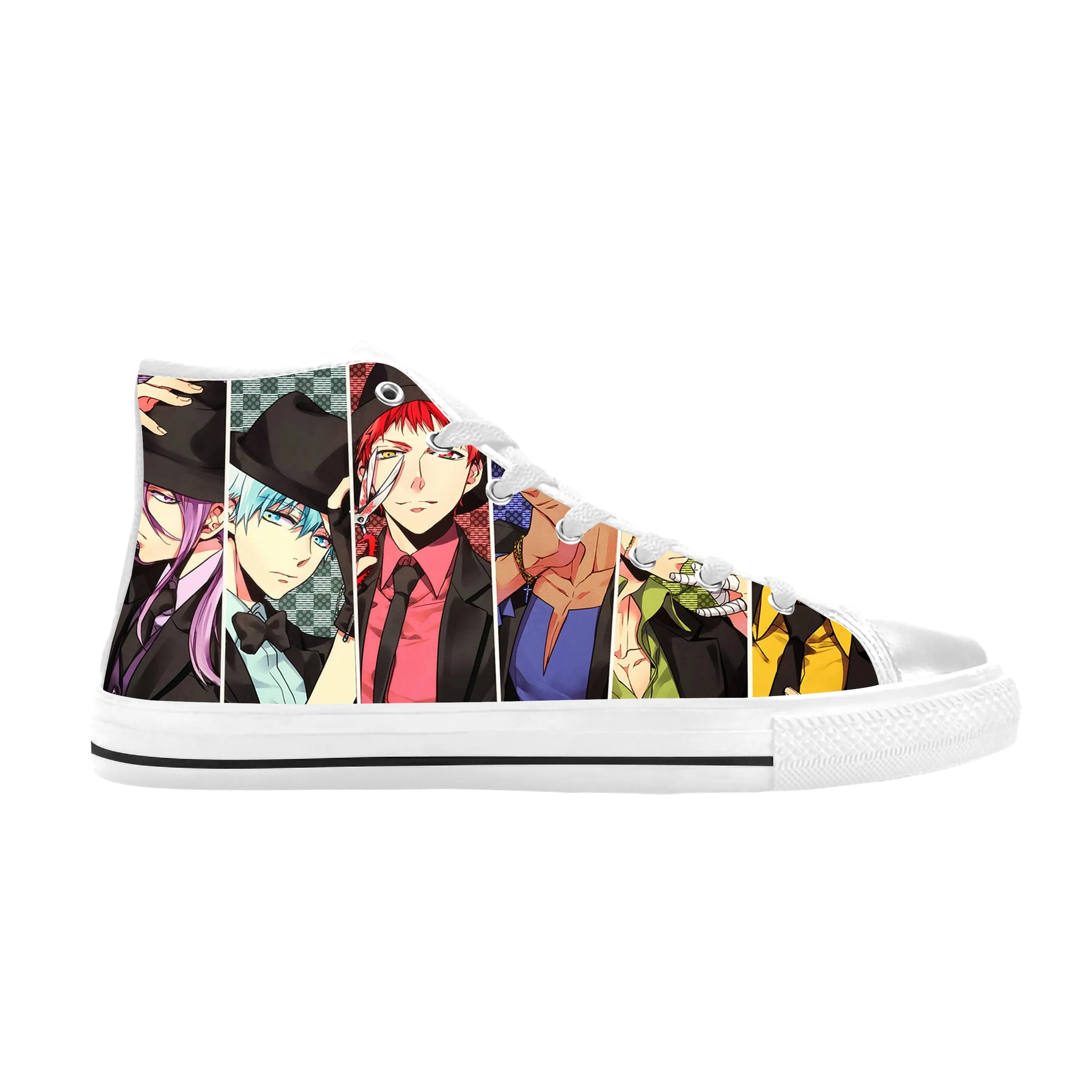 High Top Comfortable Breathable 3d Print Men Women Sneakers