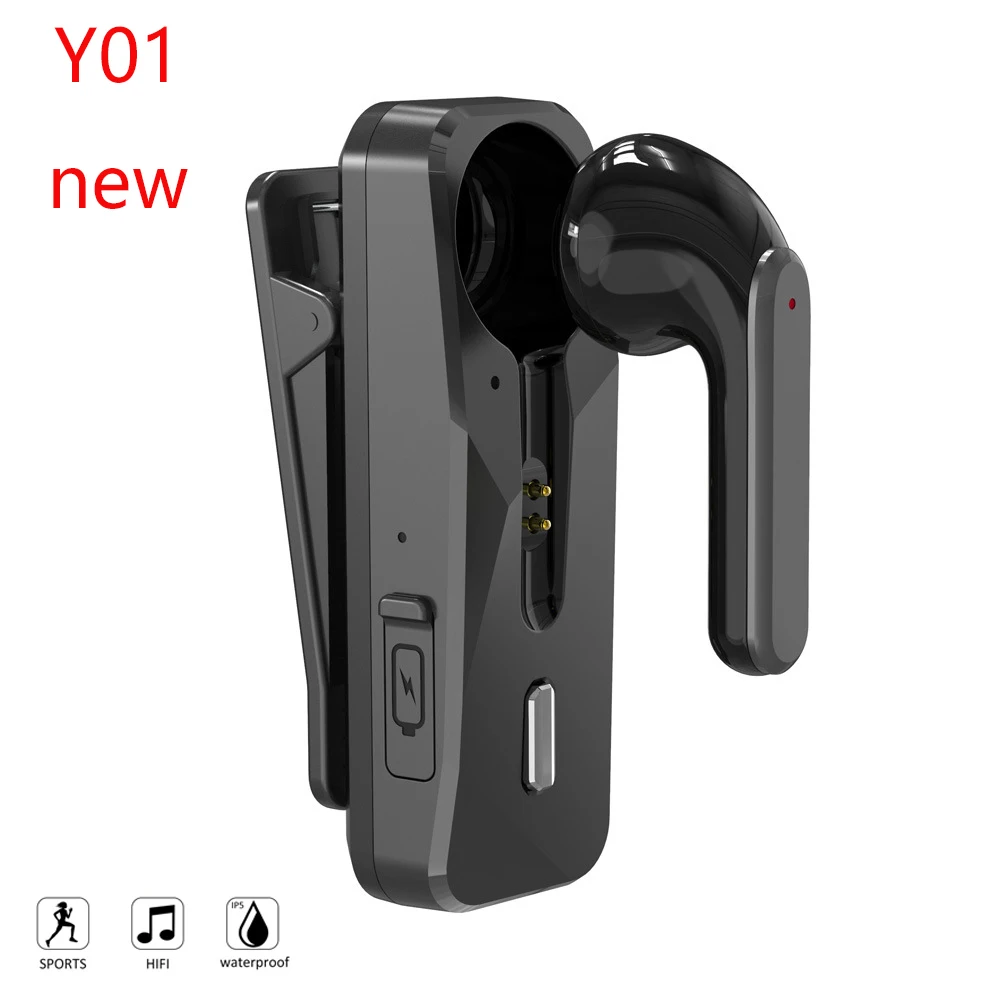 

Collar Earphones for Drive One Ear Bluetooth 5.1 Wireless Headset Business Earphone With Mic Sports Ear Hook Lotus Handsfree Y01