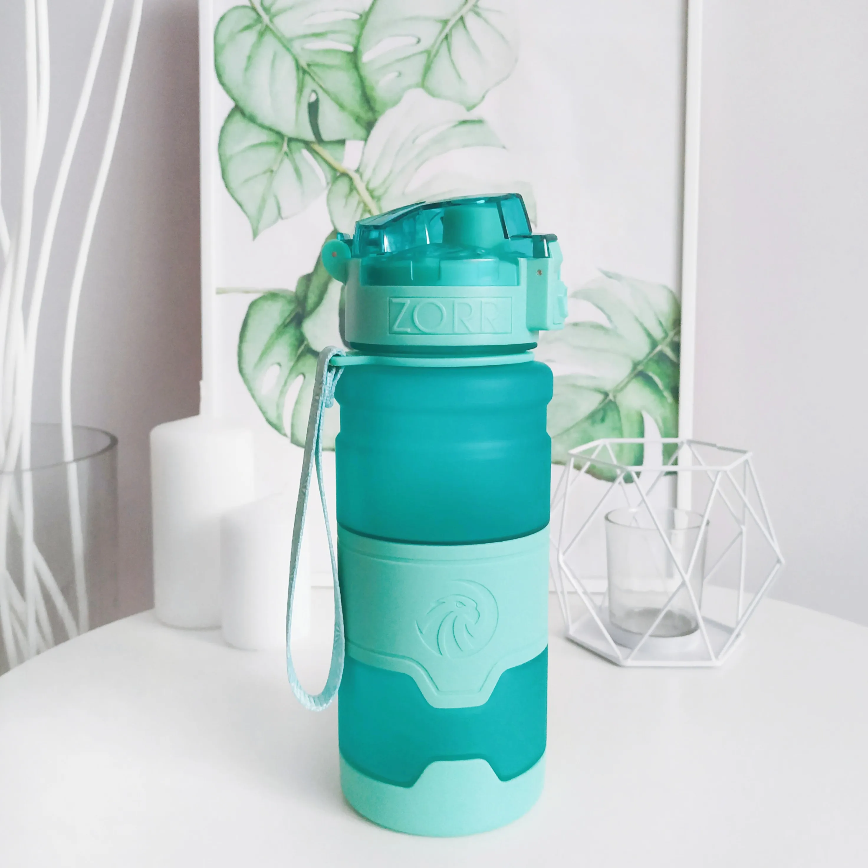ZORRI New Sports Water Bottle Fashion Bpa Free Portable Camping Drinkware 400/500/700/1000ML Drinking Bottle Botella De Agua