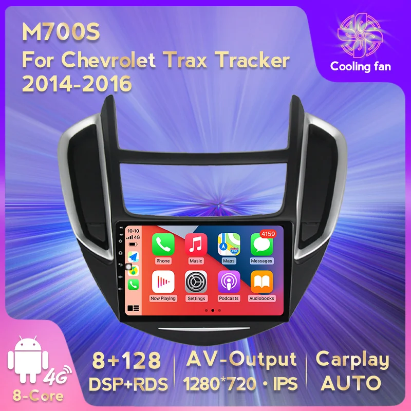 MEKEDE IPS DSP Автомобильная Мультимедийная магнитола для Chevrolet Trax Tracker 2014-2016 с RDS wifi