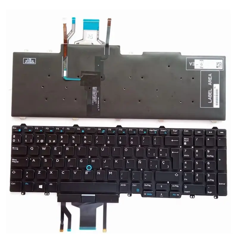 Клавиатура SP/RU/BR для DELL Latitude E5550 5550 E5570 5580 7510 3510 M3510 3520 7520 7720 7710 Бразилия PK1313M4B35 06JY07