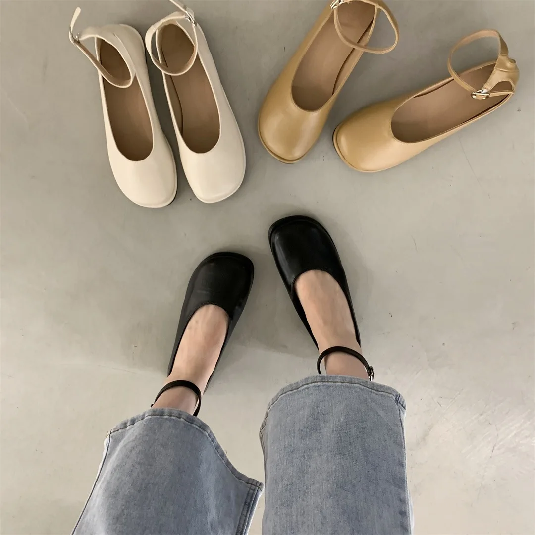 

Shoes Round Toe 2022 Fashion Women's Casual Female Sneakers Shallow Mouth Low Heels Flats New Modis Summer Dress Moccasin Basic