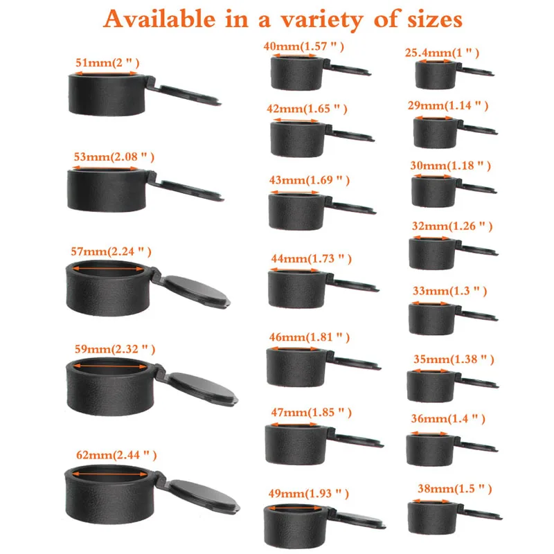 

Scope Cover Quick Flip Spring Open Lens Cover hunting accessories Cap Protect Objective Cap for Optical sight