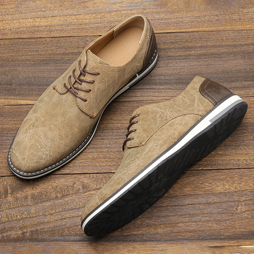 

Men Shoes Comfortable Brand Fashion size 39~49 Top Quality 2023 Shoes Men Leather #KD4165