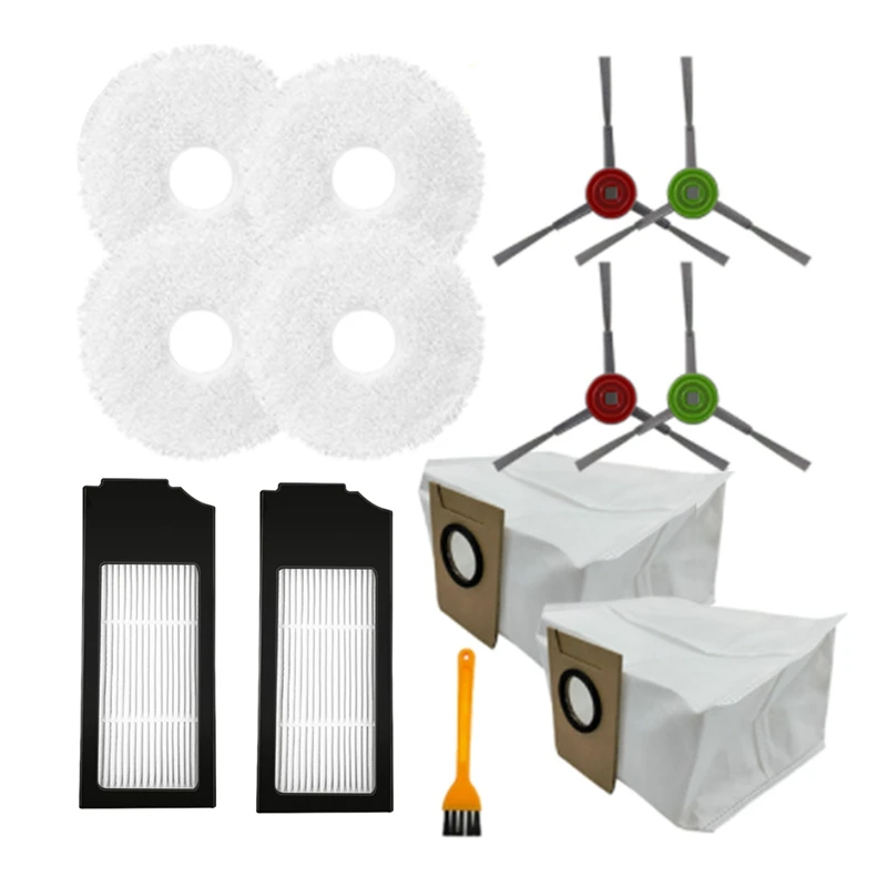 

Hepa фильтр, боковая щетка Mop Pad пылесборник, запасные части для Ecovacs Deebot X1 TURBO / OMNI аксессуары для робота-пылесоса