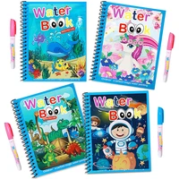 children copybook magic water book magical water drawing montessori toys reusable coloring book drawing sensory early education