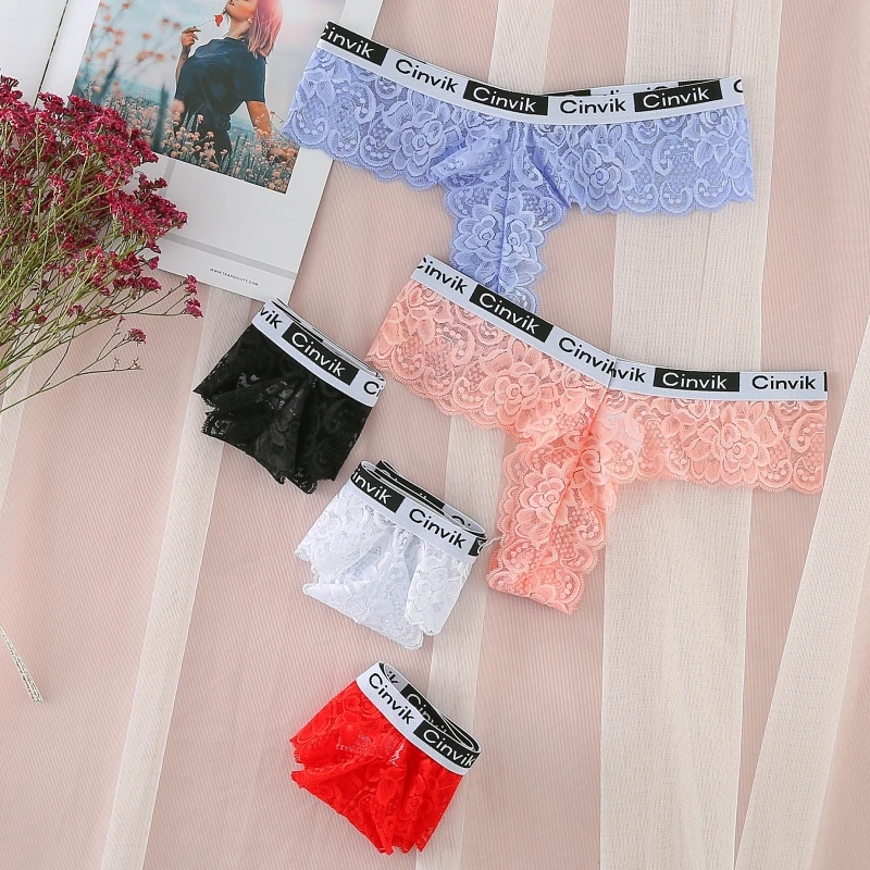 Стринги Женские однотонные бесшовные с низкой посадкой 3 шт.