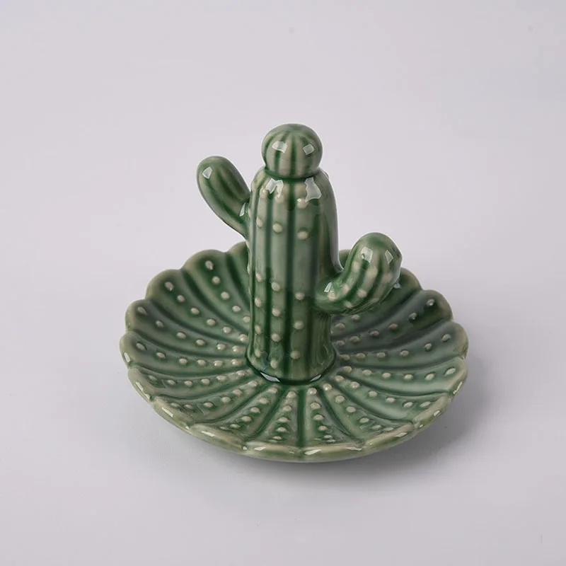 

Керамический поднос для хранения кактусов в скандинавском стиле, Современное украшение для дома, керамические украшения, поднос для хранен...