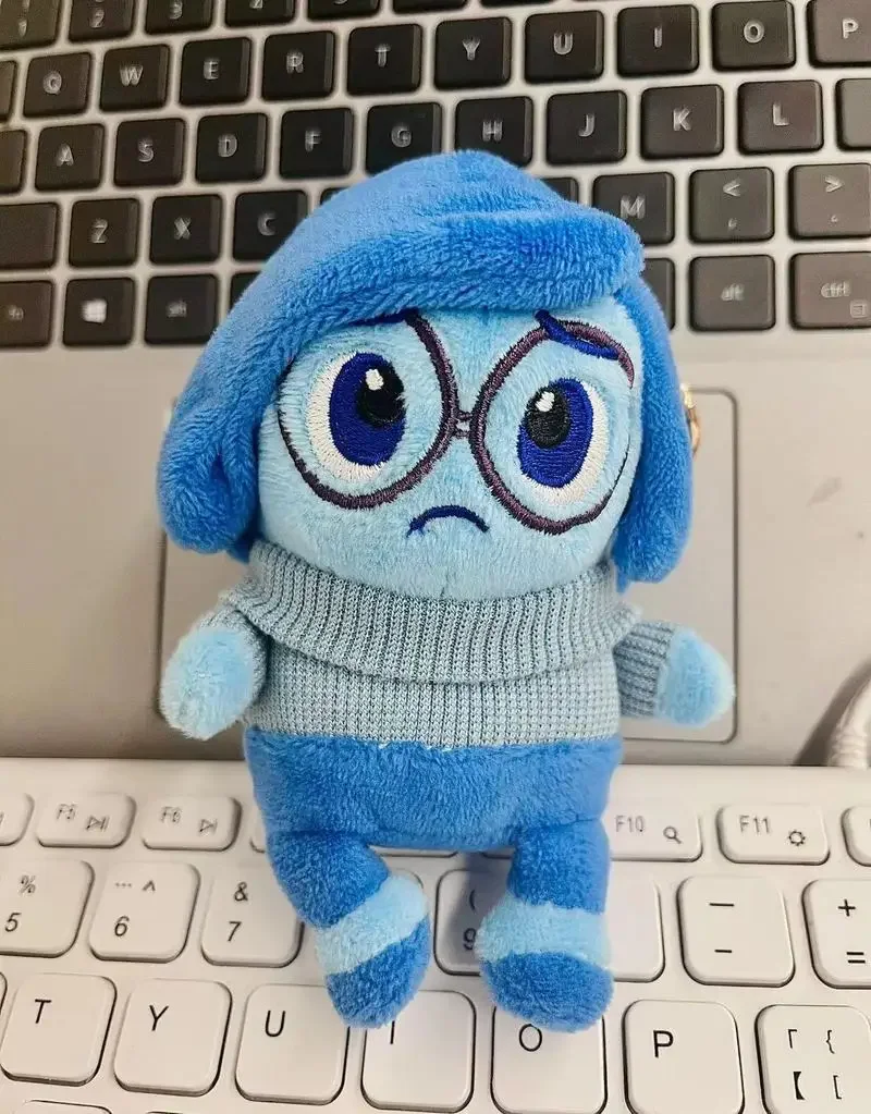 Disney Inside Out Series Miniso Furry Kawaii Bag Подвеска-брелок для ключей Детская игрушка смустность