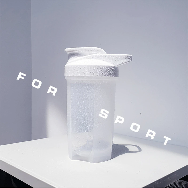 

500ml Water Bottle For Girl Drink Plastic Leak-Proof Sports Bottles Protein Shaker Water Bottle Drinkware Gym Milk Cup BPA Free